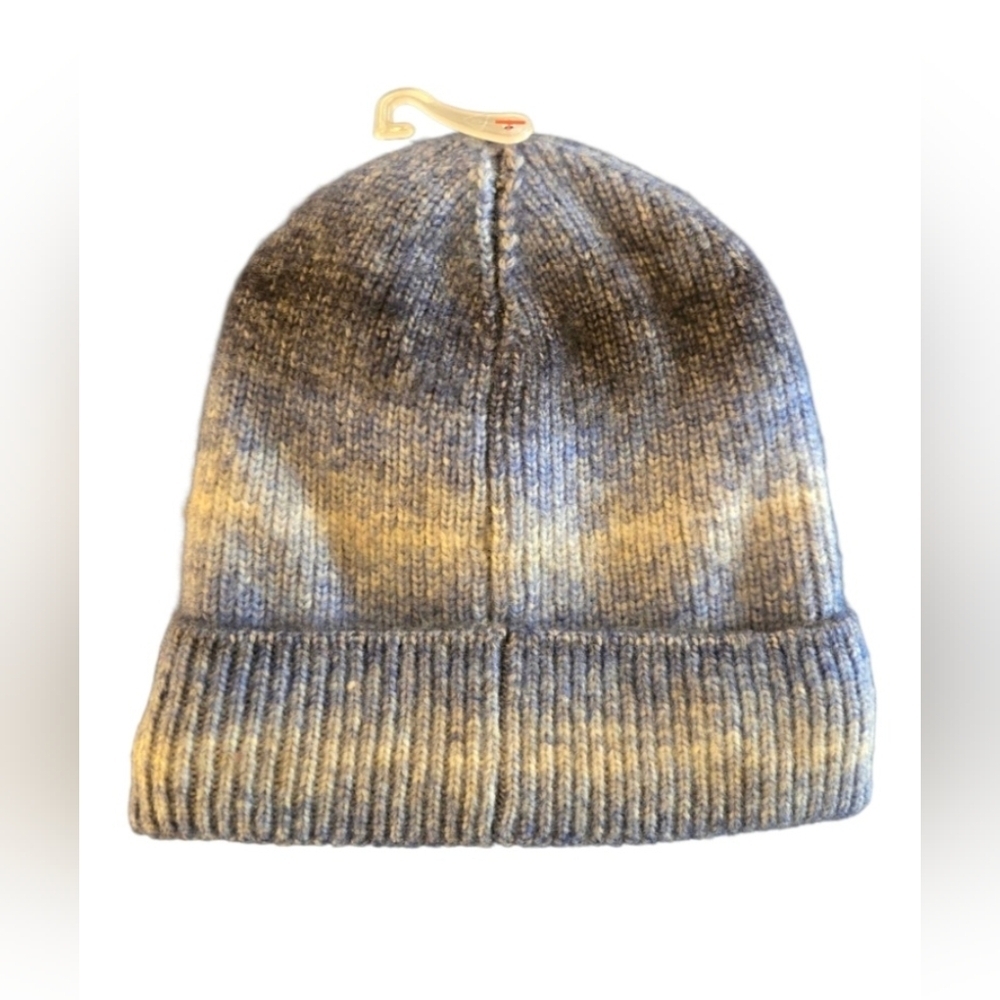 Target Blue and Cream Knit Beanie - Picture 2 of 3